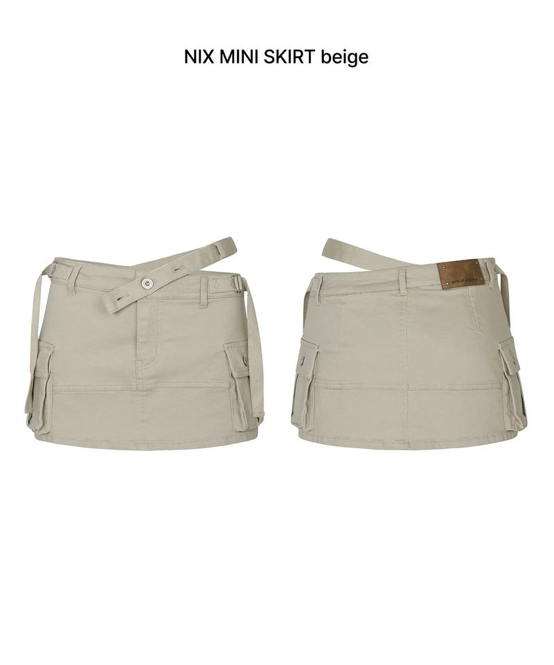 NIX MINI SKIRT beige