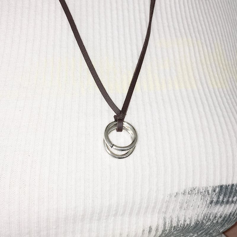 WONDER WONDER(ワンダーワンダー)の「Lubon Ring Suede Adjustable Necklace(Accessories)」