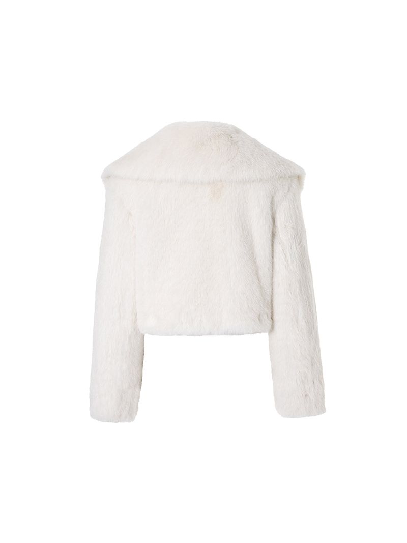 Bebe sailor fur jacket (Ivory)