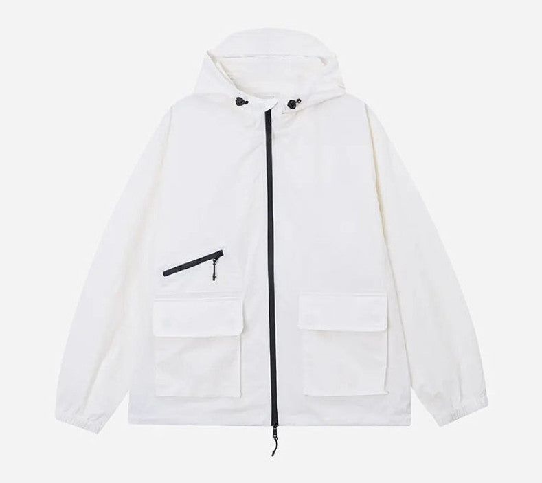 No.1186 ripstop wind hood JK (4color)