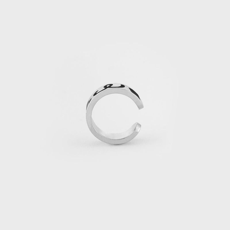 DOODLE EARCUFF(3mm) SILVER925