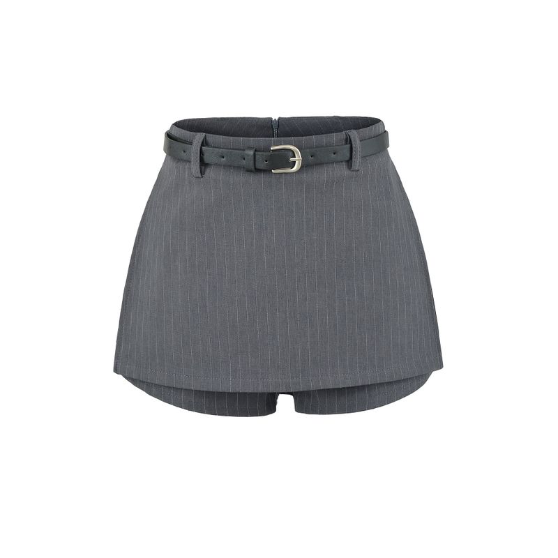 Cozy&Kitsch(コージーアンドキッチ)の「Serilda Pinstripe Belted Skort(Skirts)」