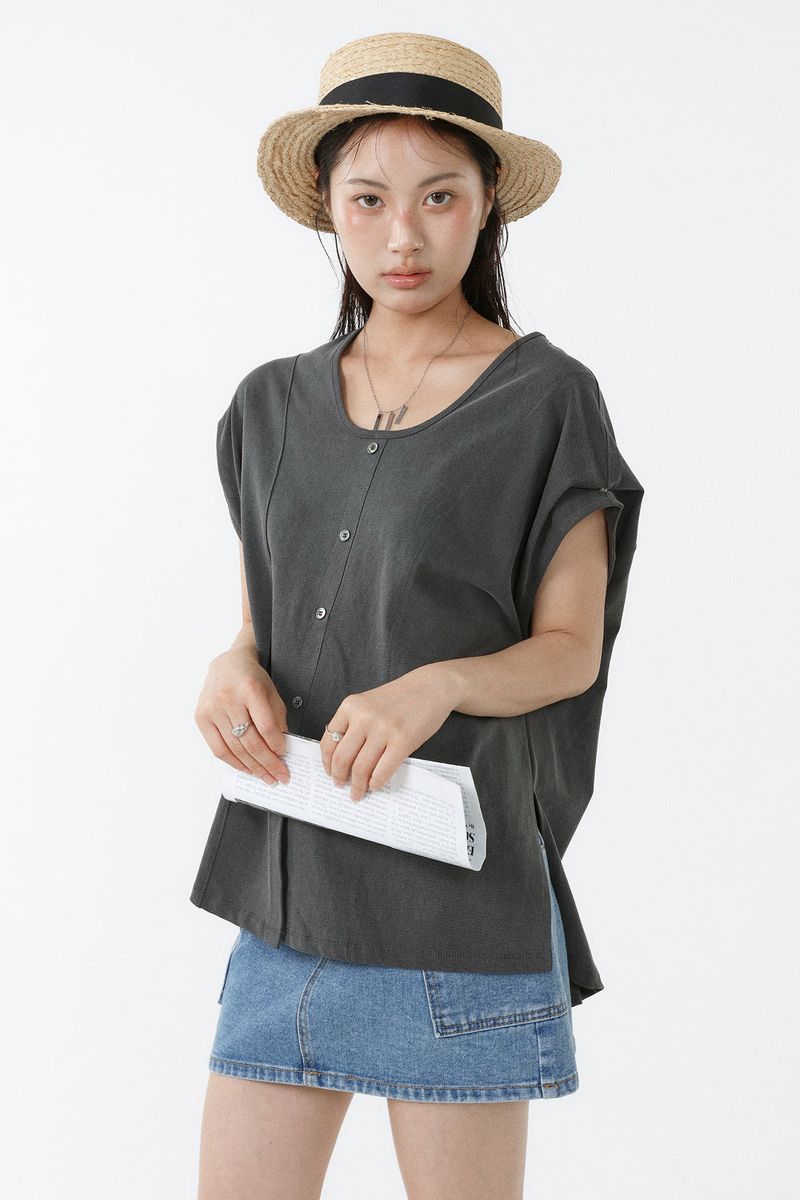 PIGMENT MAISON TOP_CHARCOAL