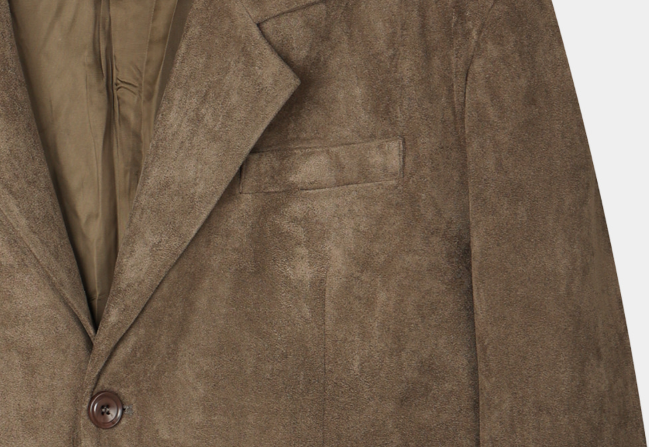 Look Hour Vintage Suede Overfit Blazer Jacket