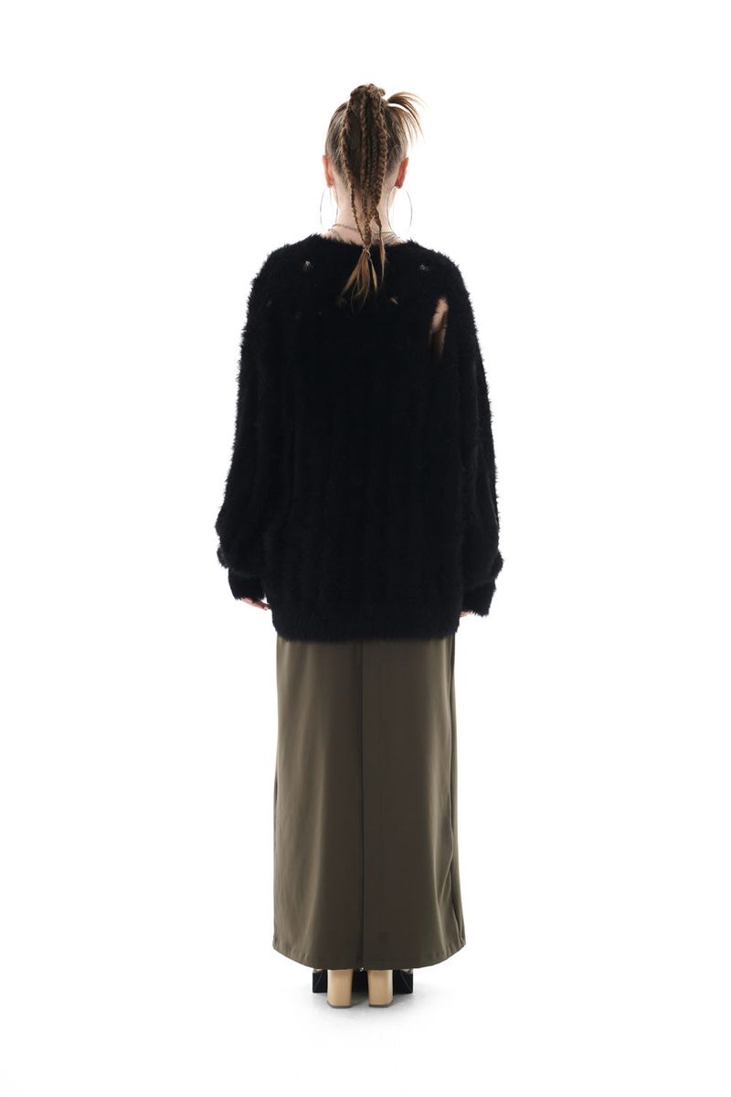 STITCH MAXI SKIRT