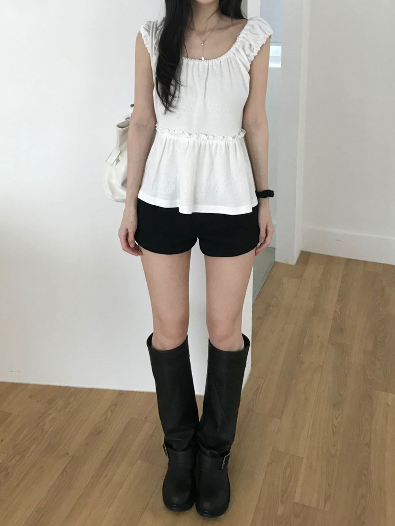 Olsen Cotton Shorts (2 colors)