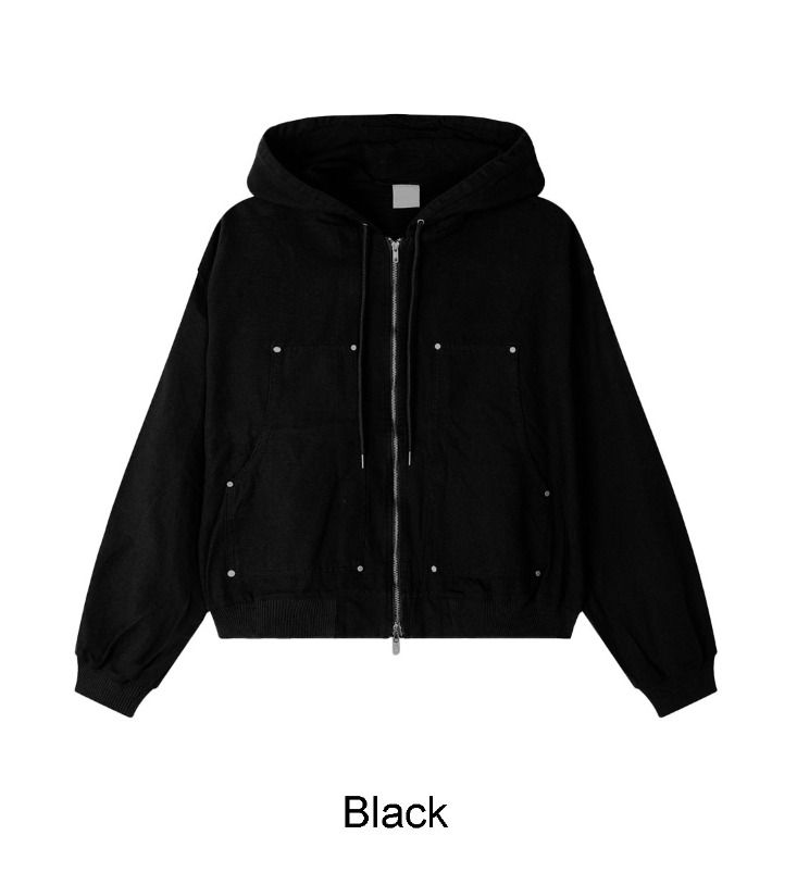 Edo Rivet Pocket Hooded Jacket