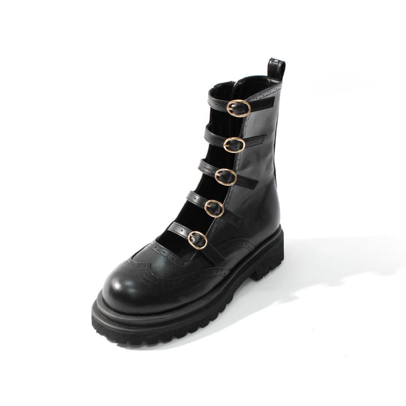 Luella Belted Walker Boots_B2555