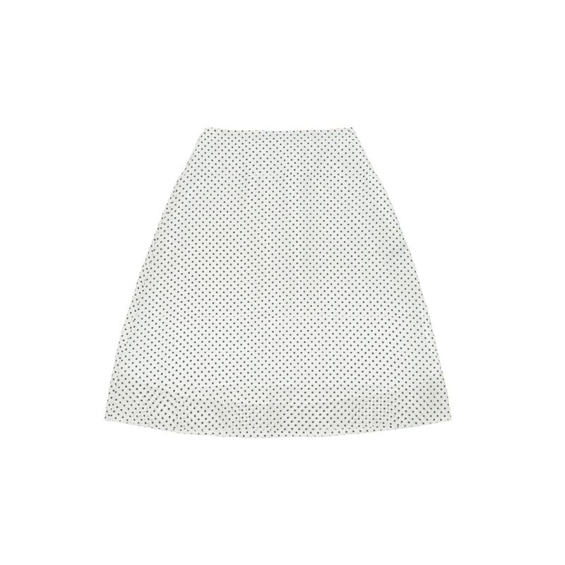 KOOKEESEE(クキシ)の「Anne Dot midi skirt (white)(Skirts)」