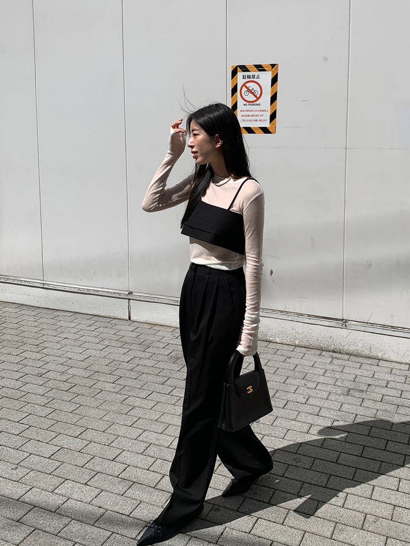 [MADE] VELY TENCEL LAYERED TEE