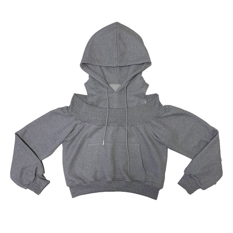 Off crop hoodie