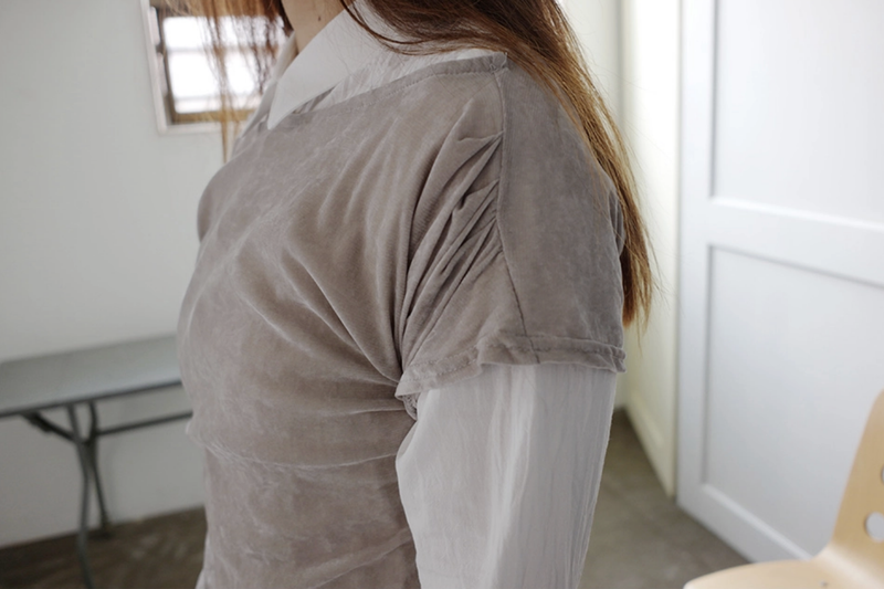 soft cowl neck T (2c)