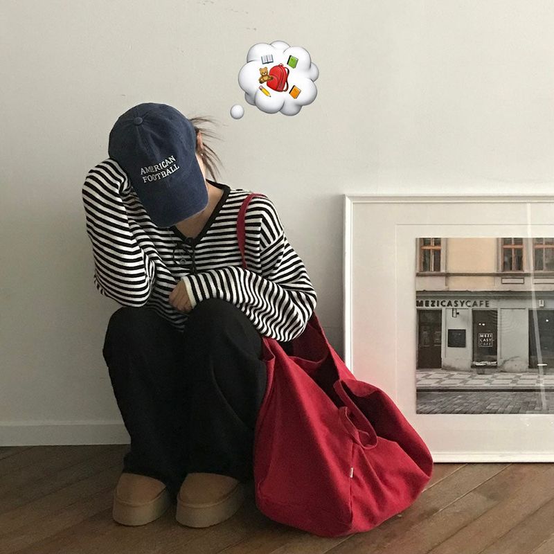 [BELLIDE MADE] Time, Oxford Big Shoulder Bag