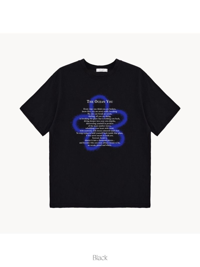 Clover lettering short sleeve T 4C