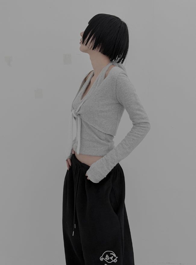 Marsh Fur Halter Neck Sleeveless