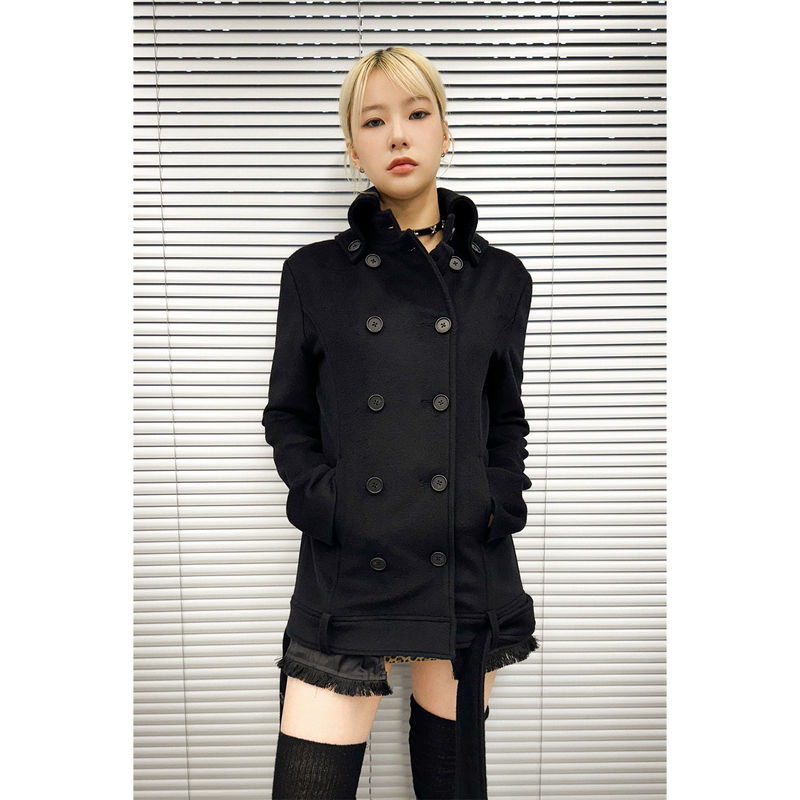 HIGH-NECK DOUBLE COAT