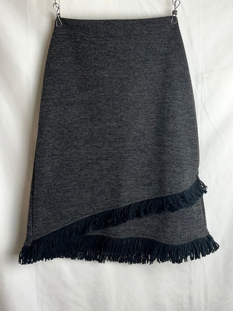 tassel midi skirt