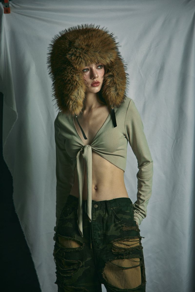 RACCOON FUR HAT