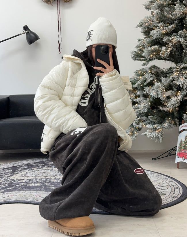 Ruth Velour Patch Hooded Zip-Up