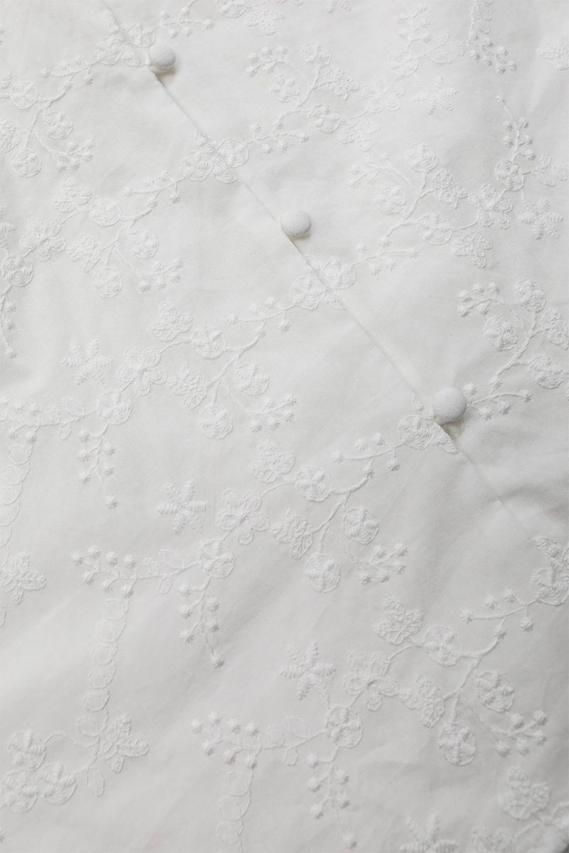 Flower Garden Stitch Blouse [Ivory]