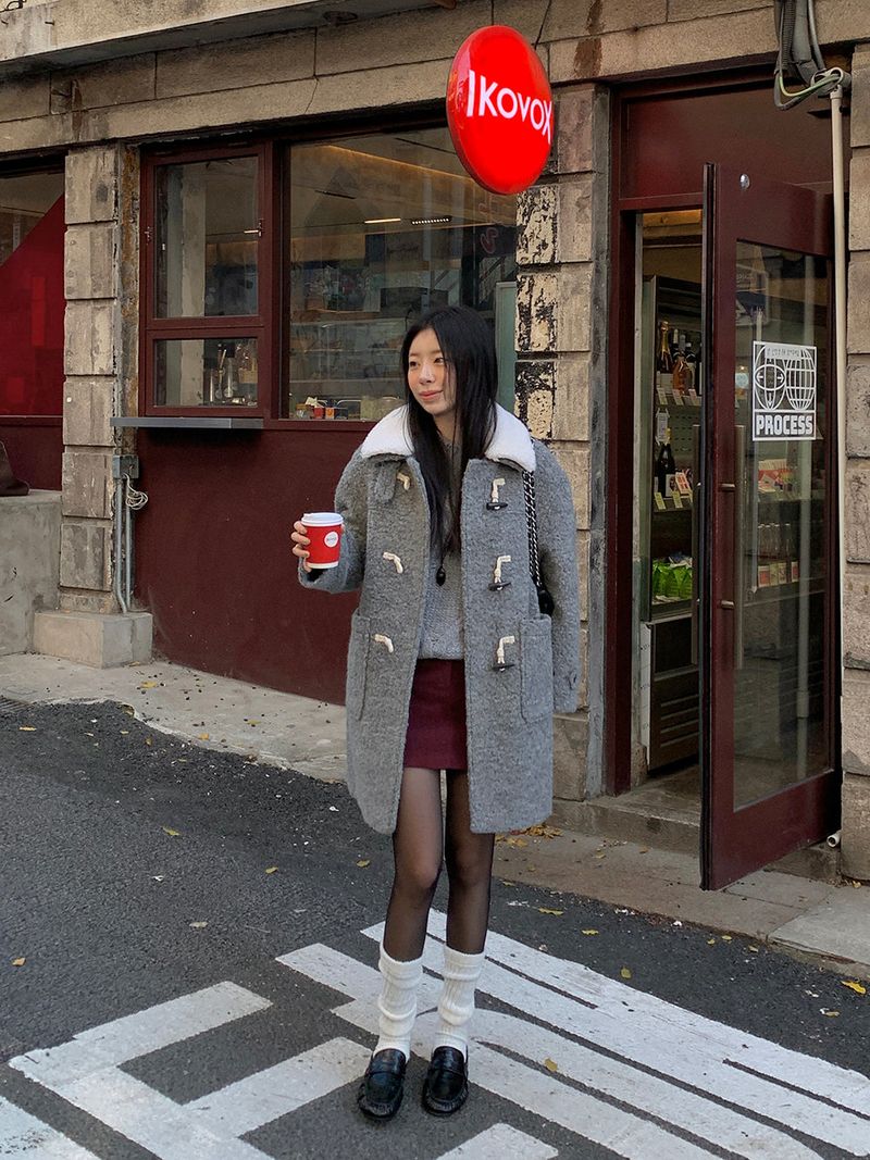 [MADE] ROIT WOOL ALPACA HANDMADE SHEARLING KARA COAT