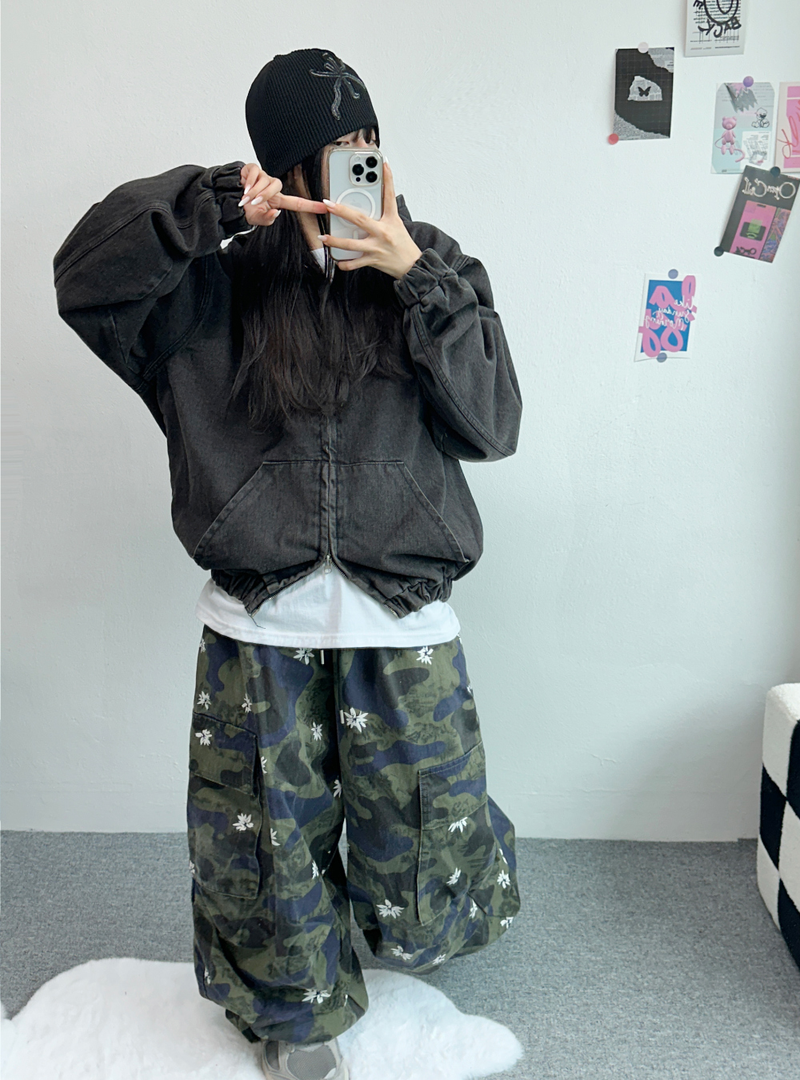 FLOWER PATTERN CAMOUFLAGE🤍💚
