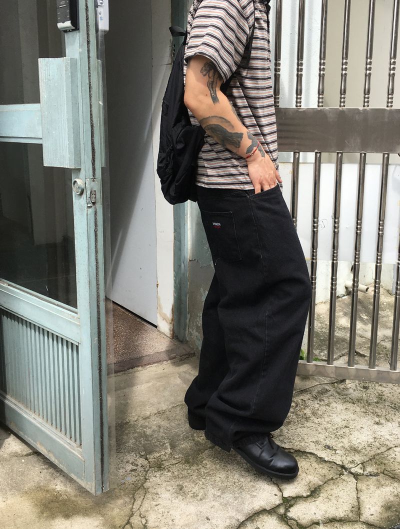 No.1349 back LT point denim PT (3color)