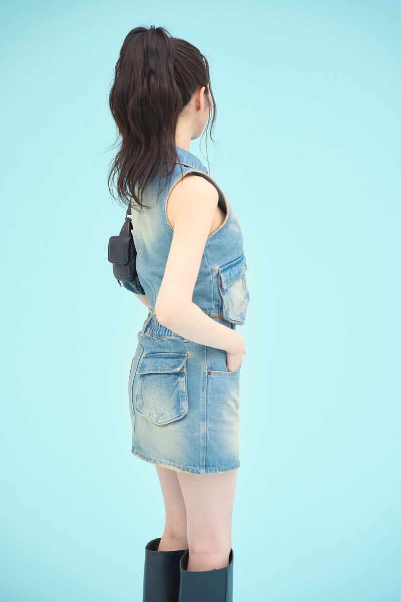 デニムベスト / denim vest