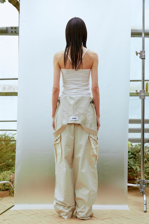 Jacquard Tank Top (WHITE)