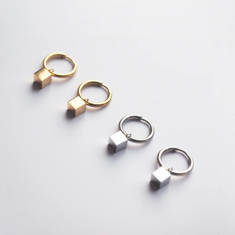 La Verne Cube Drop Earrings