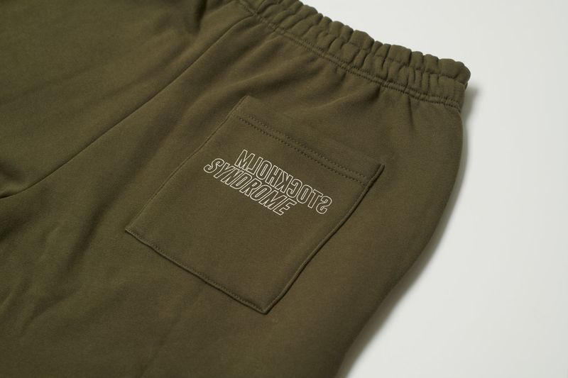 リバーシスウェットパンツ- KHAKI