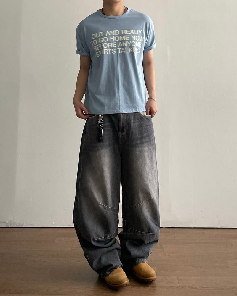 Blur Printing Short Sleeve T