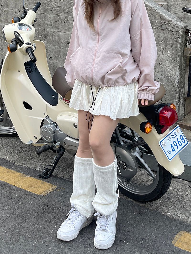 Ribbon String Leg Warmer