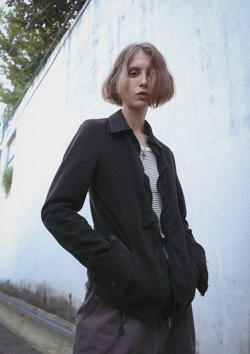  WAVY ZIPPER JACKET
