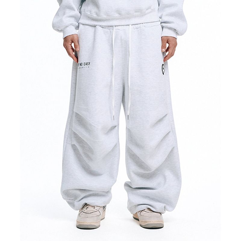 Parachute Hard Sweat Pants - Light Grey