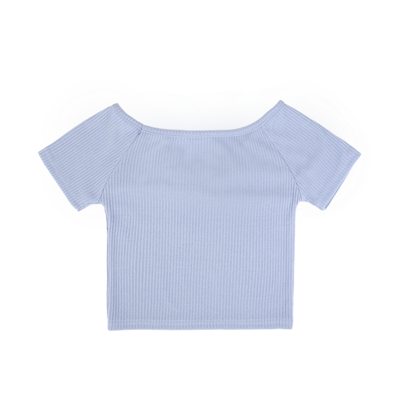 ROSETTE SHIRRING TOP (2 COLORS)