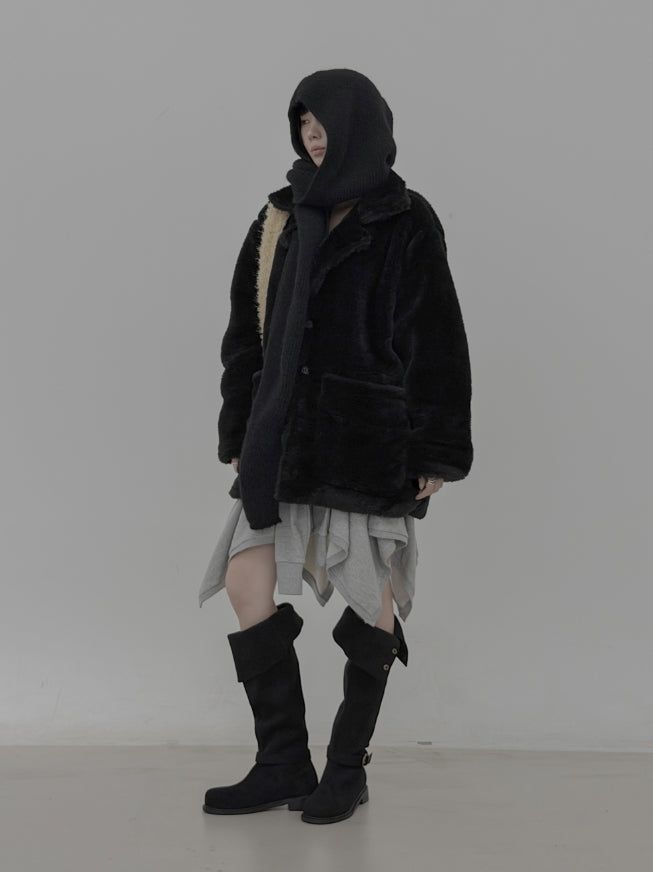 Hooded Balaclava Long Muffler