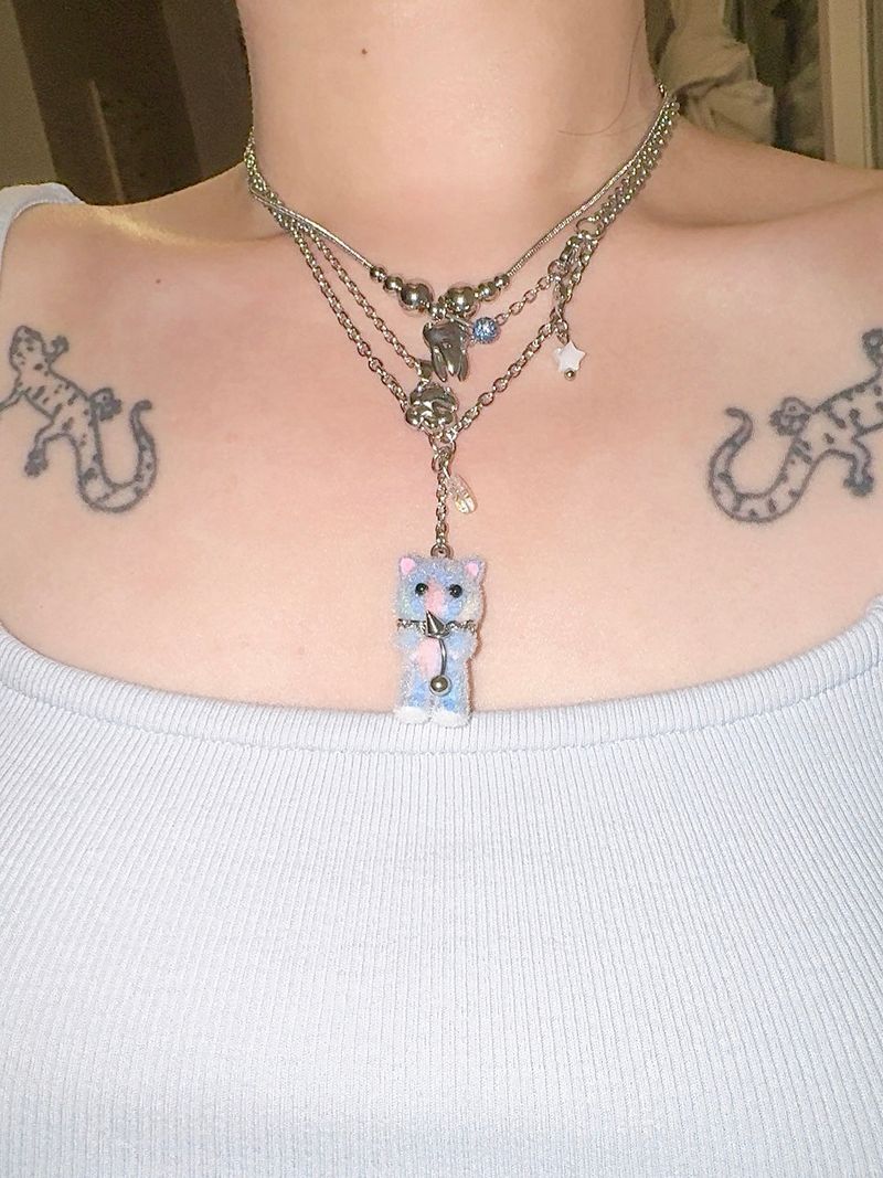 スターマッシュルームネックレス (2type)
