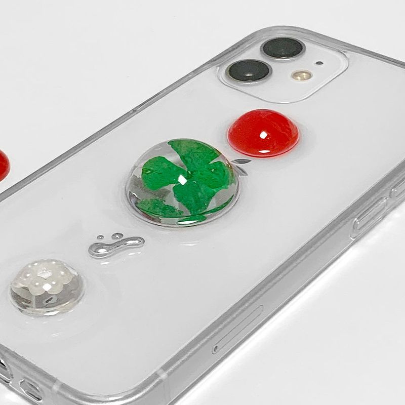 [MADE] Lucky clover Resin Case