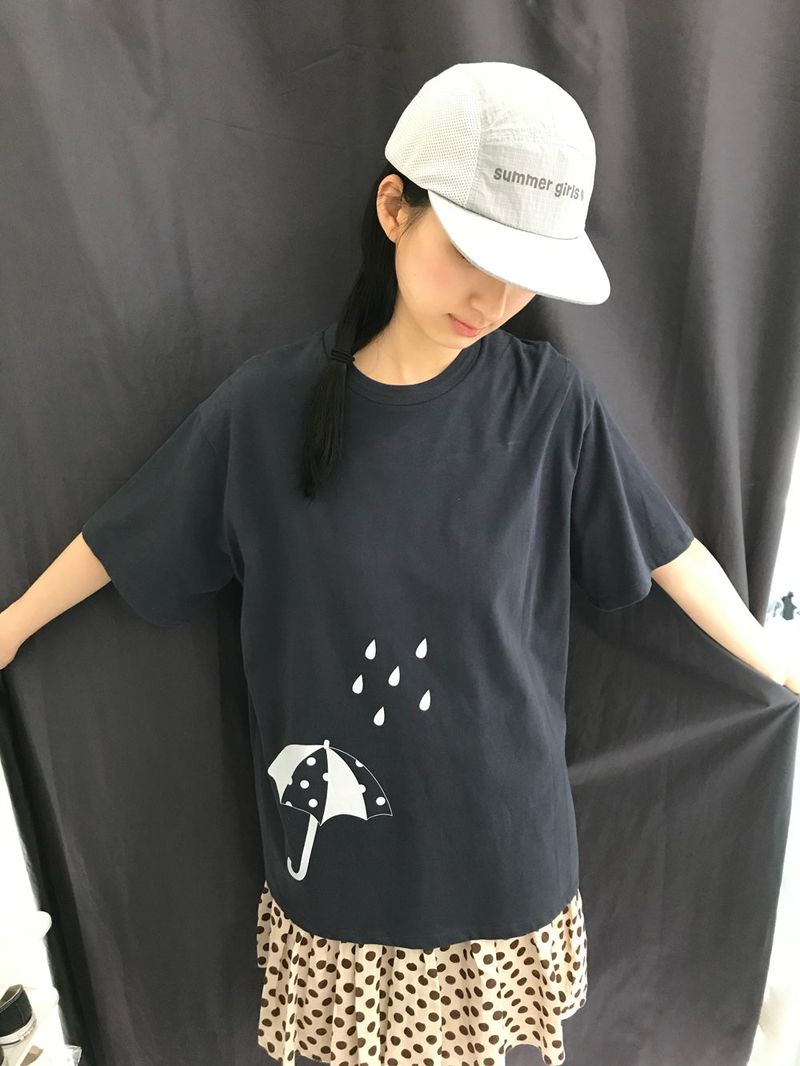 Summer girls nylon camp cap - Gray