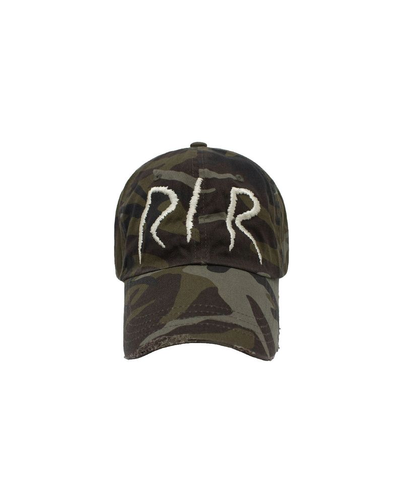 REPINER（リパイナー）の「RIR DESTROYED WASHED CAP (CAMO)（Hats）」