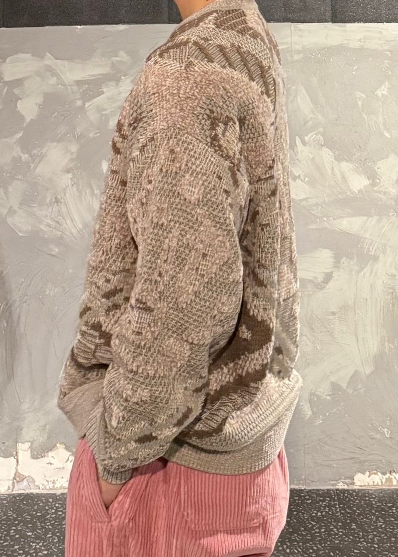 Mixed Knit Sweatshirt 2COLOR