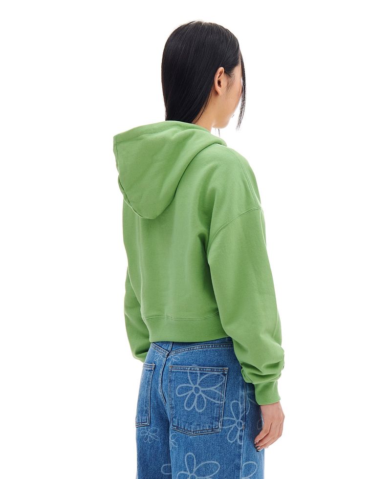 939 LOGO CROP HOOD (LIGHT GREEN)