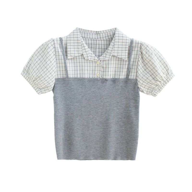 Cozy&Kitsch(コージーアンドキッチ)の「【即日発送】パリレイヤーニットTシャツ(Tops)」