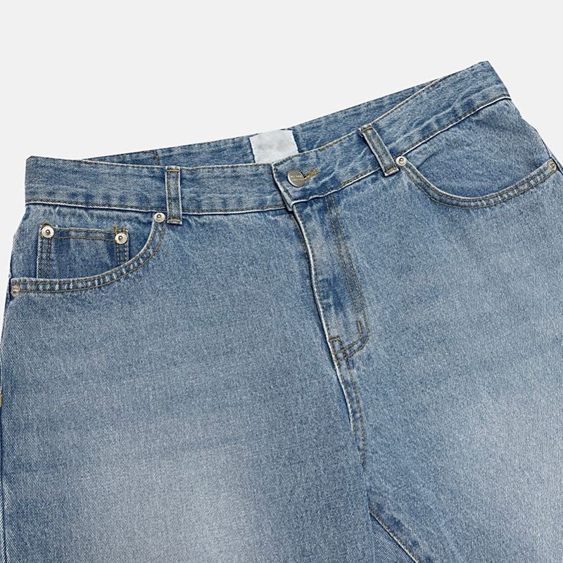 NEVER SEMI DENIM PANTS(S~XL)
