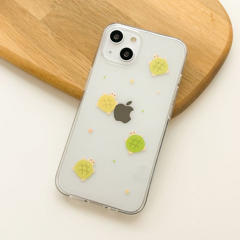 [Gel-hard] Melon bread turtle pattern Phone case