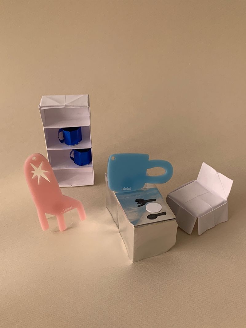 Bluecup keyring