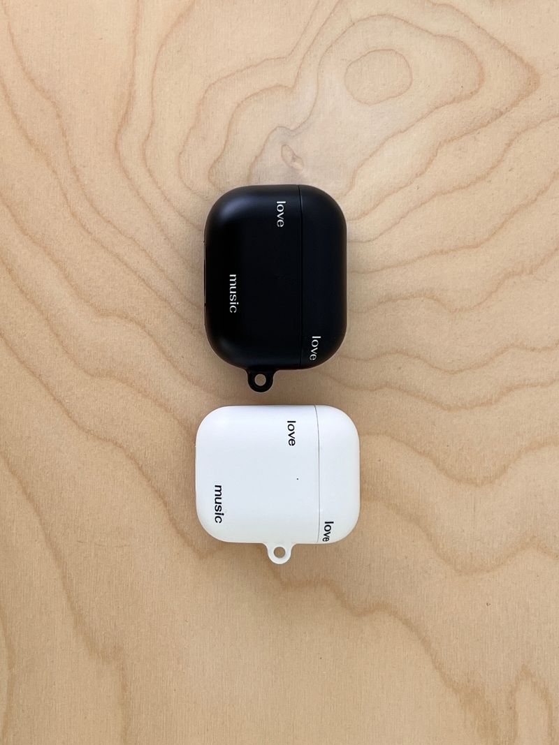 love music white airpods case