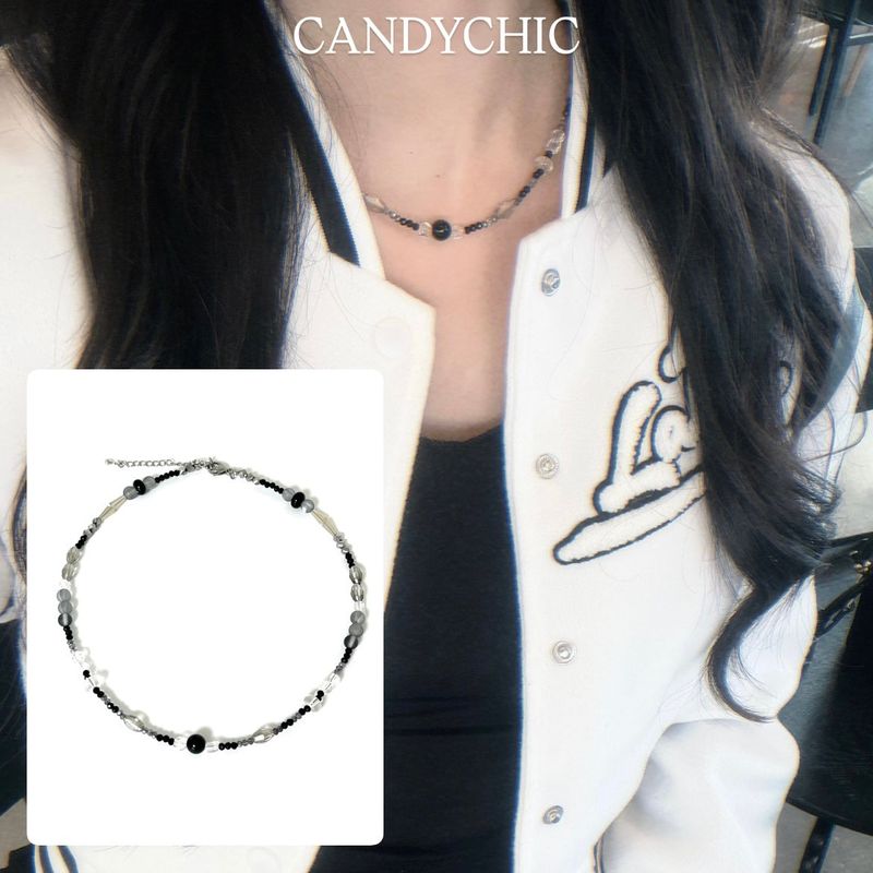 CANDYCHIC(キャンディーシック)の「MADE aqua black necklace(Accessories)」