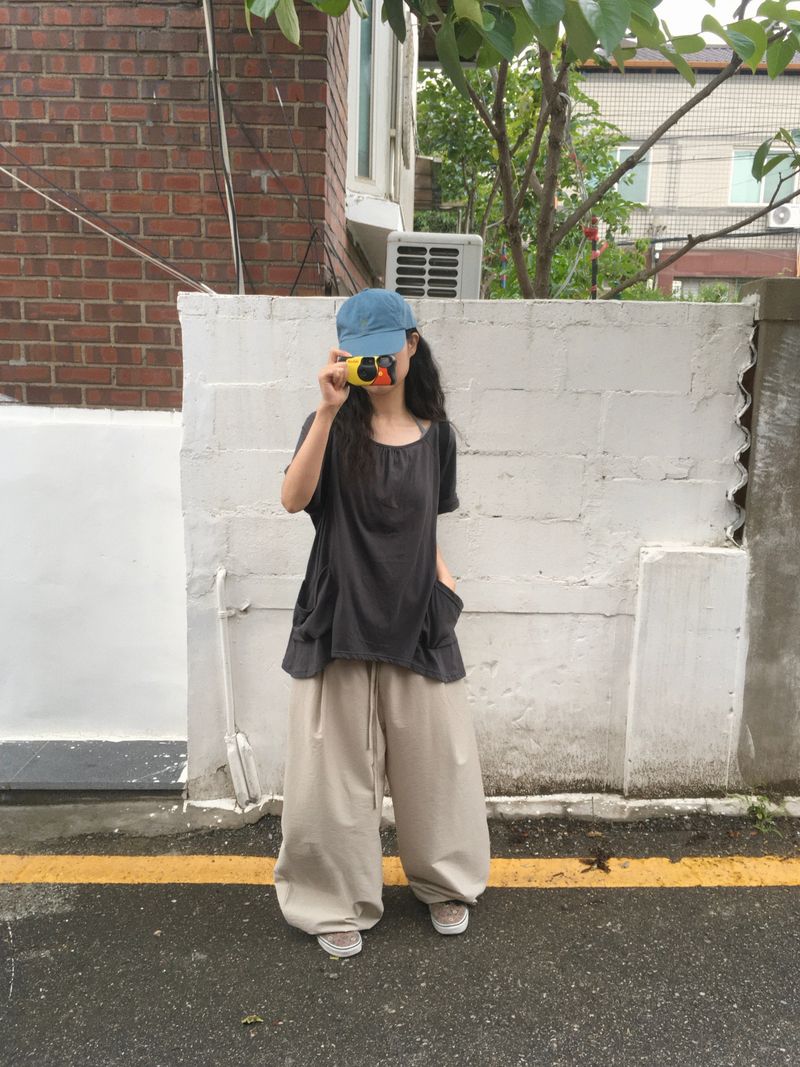 ルーズフィット ポケット ティー